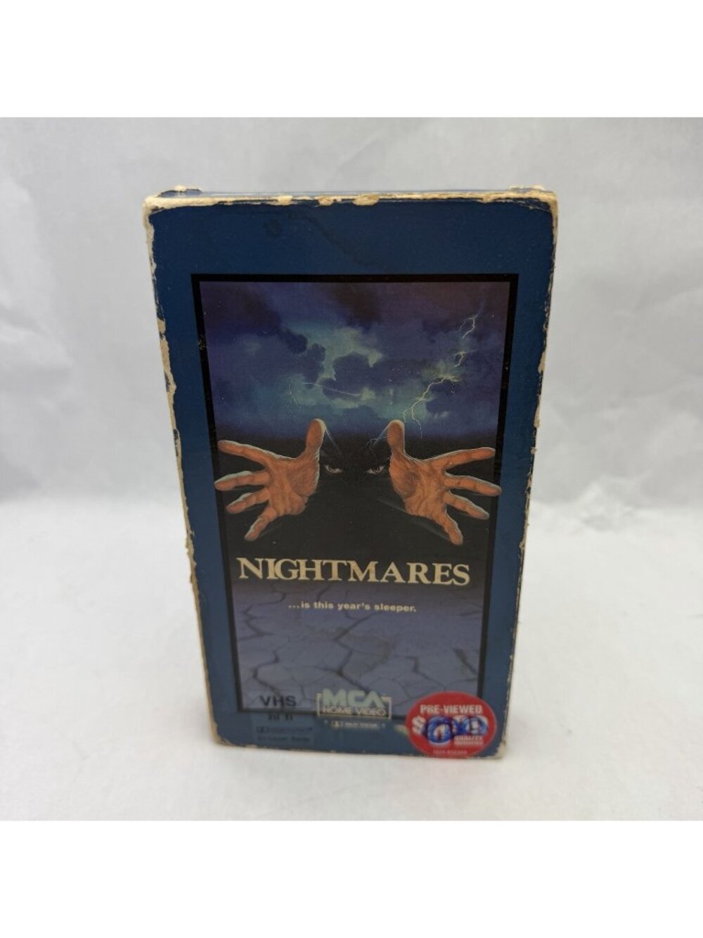 Nightmares ... Is This Years’s Sleeper. VHS Horror Thriller
